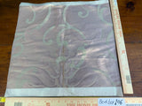 30 Berkbox106 17" x 17" Square Scalamandre Cimarosa Rose Quartz Pink Gold Brown Damask Scroll Medallion MSRP USD 1,114/y