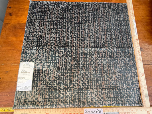 57 Berkbox106 26" x 26" Square Scalamandre Old World Weavers Natura Deep Sea Abstract