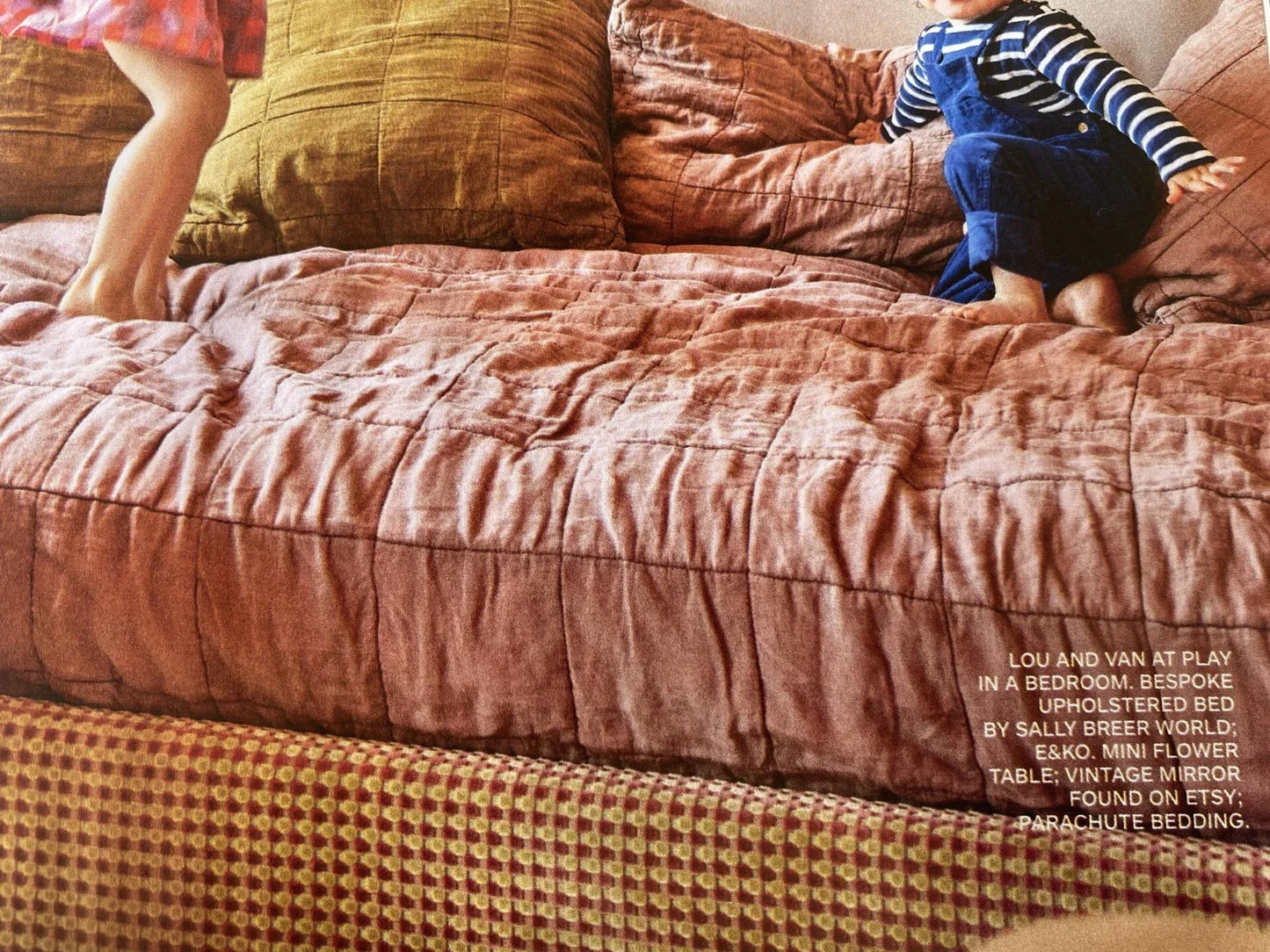 Stunning Schumacher 100% Silk Dupioni Plaid Square Raspberry Pink Red Orange Butter Yellow Gold