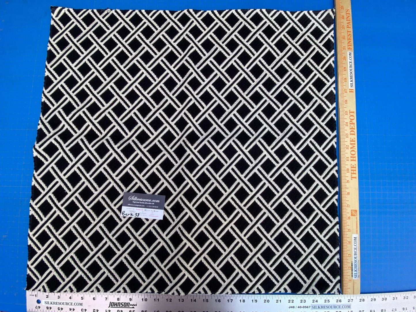 6 Berkbox38 Scalamandre Woven Black And White