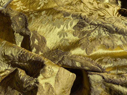 Scalamandre Claudina Silk Damask - Ingot