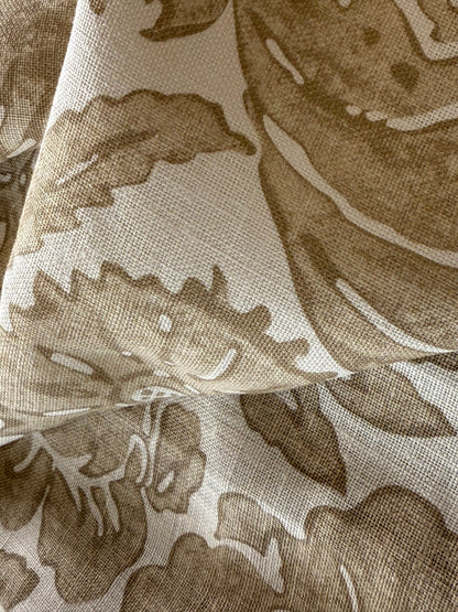 3 Berkbox107 1.4yards Scalamandre Luciana Damask Linen Print Sand Damask Print Beige MSRP USD 346