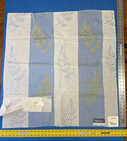 Scalamandre Highland Fern - Blue White