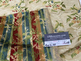 8 Berkbox39 Scalamandre Old World Weavers Silk Villa Erba Ivory Beige Green Red MSRP USD 808/Yard