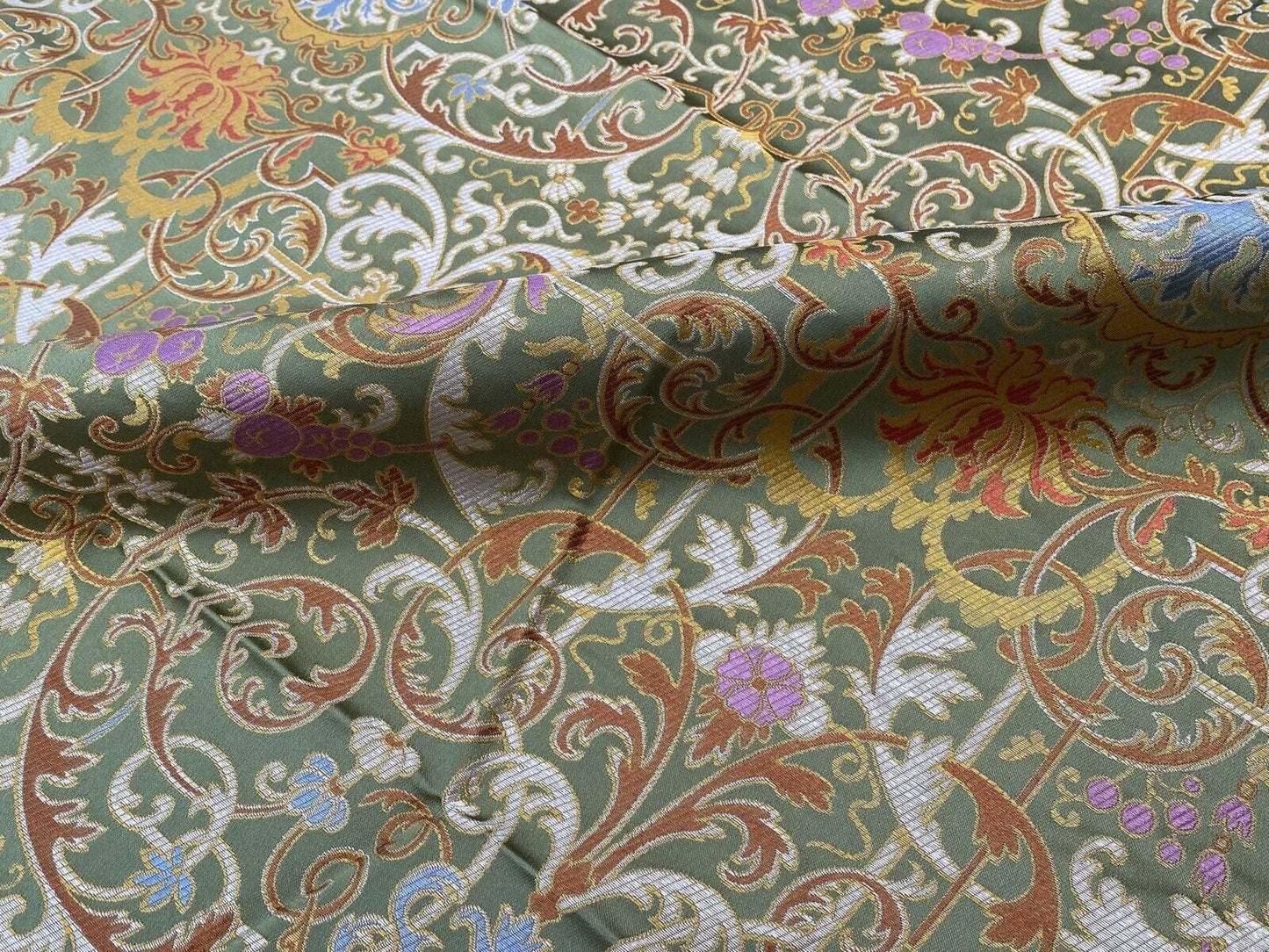 Tassinari and Chatel Scalamandre Cernuschi Bleu Blue Silk Brocade MSRP USD 2128/Y