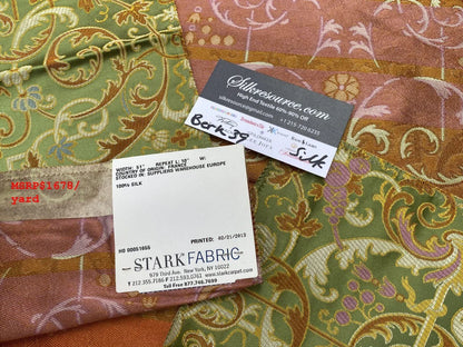 Tassinari and Chatel Scalamandre Cernuschi Bleu Blue Silk Brocade MSRP USD 2128/Y