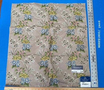 10 Berkbox39 Tassinari &amp; Chatel Scalamandre La Favorite Taupe Silk Brocade MSRP USD 2180/yard