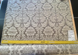 Stroheim &amp; Romann Renaissance Iris Damask  Artichoke Pomegranate  Cotton Polyester Silky Beige Grey