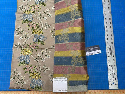 10 Berkbox39 Tassinari &amp; Chatel Scalamandre La Favorite Taupe Silk Brocade MSRP USD 2180/yard