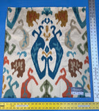5b Berkbox7 Scalamandre Embroidery Mandalay Ikat Spice Market MSRP USD 414/Y