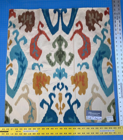5d Berkbox7 Scalamandre Embroidery Mandalay Ikat Spice Market MSRP USD 414/Y