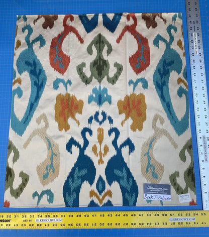 5f Berkbox7 Scalamandre Embroidery Mandalay Ikat Spice Market MSRP USD 414/Y