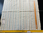11 Berkbox107 1.2yards Scalamandre Senwick Stripe Blue Cream Linen Embroidery MSRP USD 398/Y