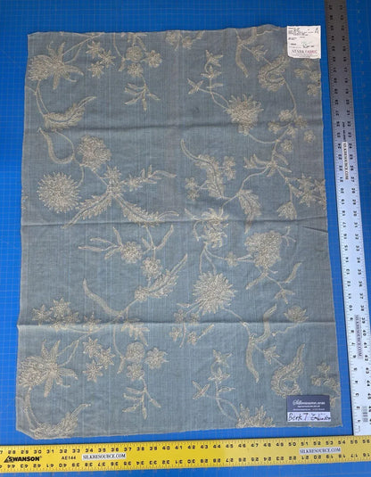 6a Berkbox7 Scalamandre Embroidery Hatton Blue Floral
