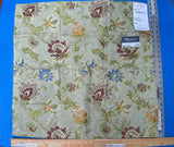 12b Berkbox39 Tassinari &amp; Chatel Scalamandre Allegra Lampas Green Silk Metal Brocade MSRP USD 796/Yard