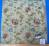 12c Berkbox39 Tassinari &amp; Chatel Scalamandre Allegra Lampas Green Silk Metal Brocade MSRP USD 796/Yard