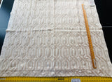 14 Berkbox107 1.4y Scalamandre Aldeco Trellis Addiction Sand Beige Embroidery Viscose Cotton