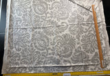 18 Berkbox107 1.4y Scalamandre Grey Watkins Pamlico Stone White Historic Botanical Foliage Linen MSRP USD656/y