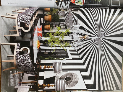 By Yd Scalamandre Flourish Scroll Ebony Black And White Silk Jarquard MSRP USD 292/Y