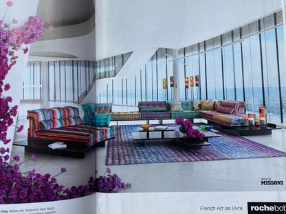 Scalamandre  Mardi Gras Ii Multi Rainbow Stripe Silk Taffeta Pink Green Purple Beige Ombre MSRP USD 180/Y