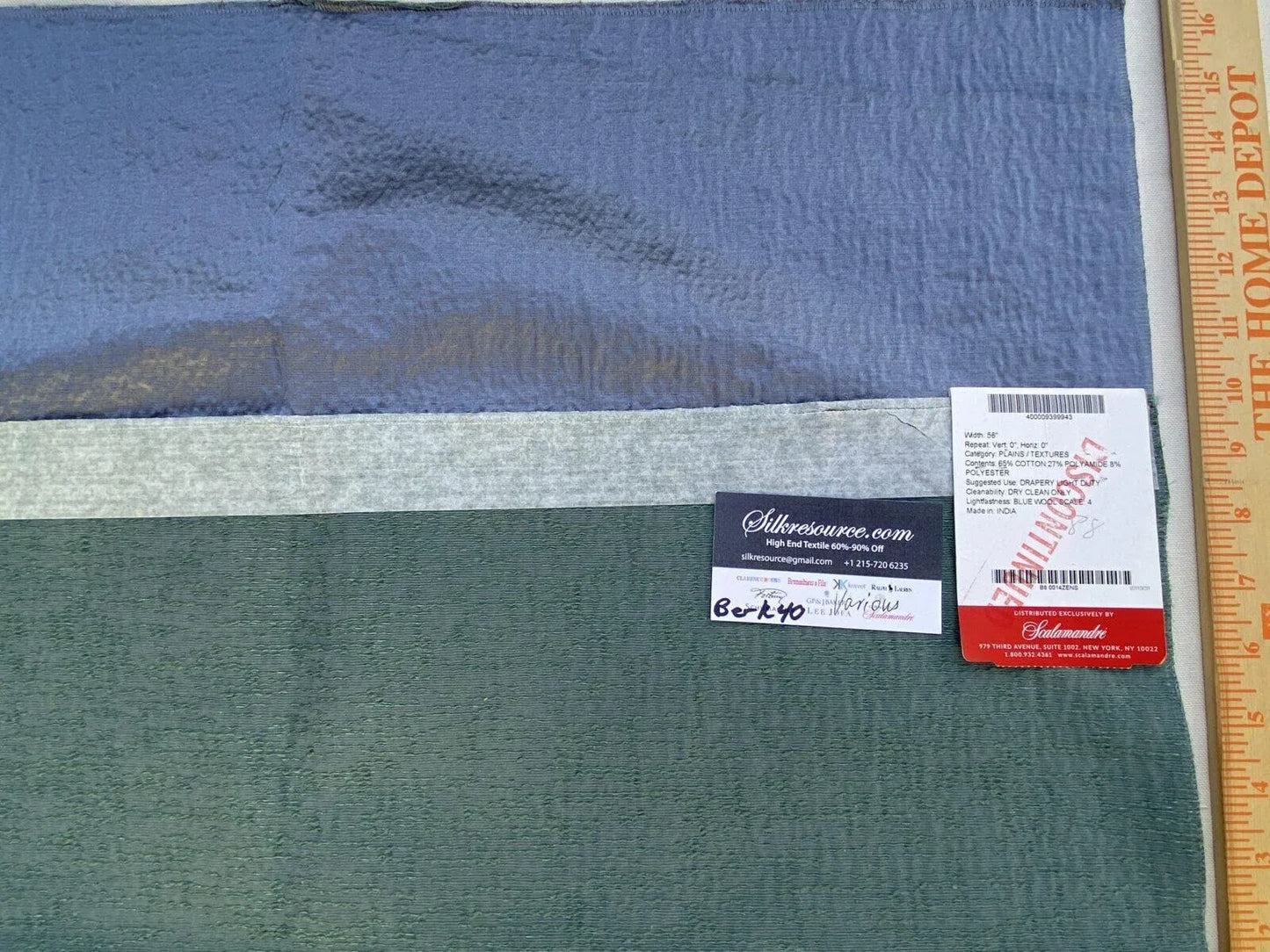 9 Berkbox40 Scalamandre Alhambra Various Zen Satin Blue Cloud