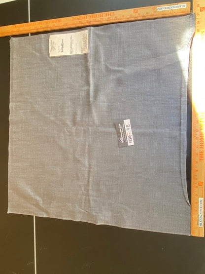 Scalamandre ECO FR Heavy Denim Viscose Plain Blue - Square 27″x 26″