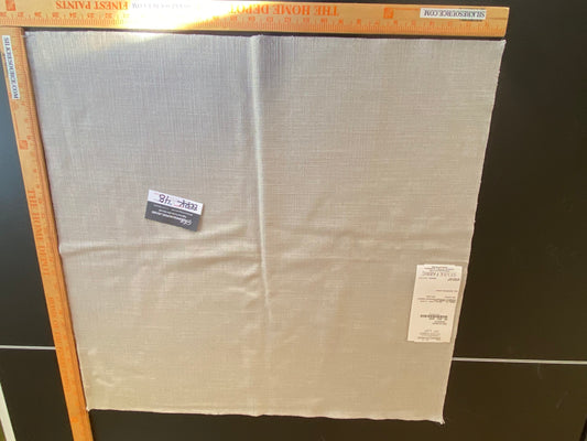 Scalamandre Eco FR Heavy Concrete Viscose Plain Cream - 27″x 27″ Square