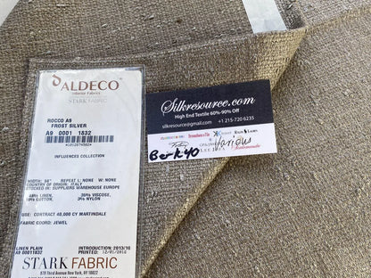 21 Berkbox40 Scalamandre ALDECO Various Rocco Frost Silver MSRP USD400+yd