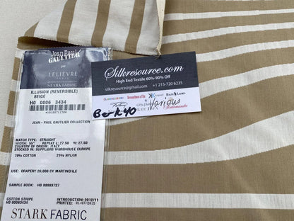 24 Berkbox40 Scalamandre Jean Paul Gaultier and Lelievre Various Illusions (reversible) Beige MSRP USD400+