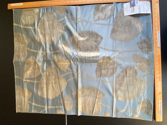 Scalamandre Isabella Contemporary in Blue Shimmer - 27”W x 35” L