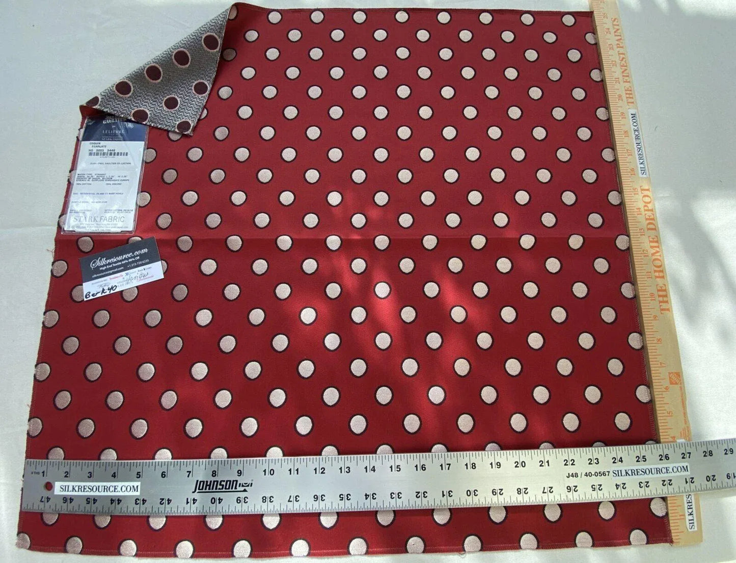 29 Berkbox40 Scalamandre Jean Paul Gautier &amp; lelievre Various Coquin Ecarlate MSRP USD400+