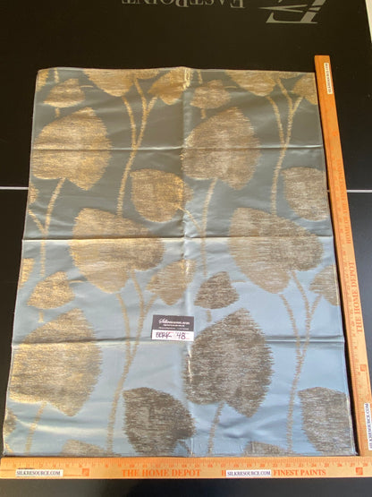 Scalamandre Isabella Contemporary in Blue Shimmer - 27”W x 35”L