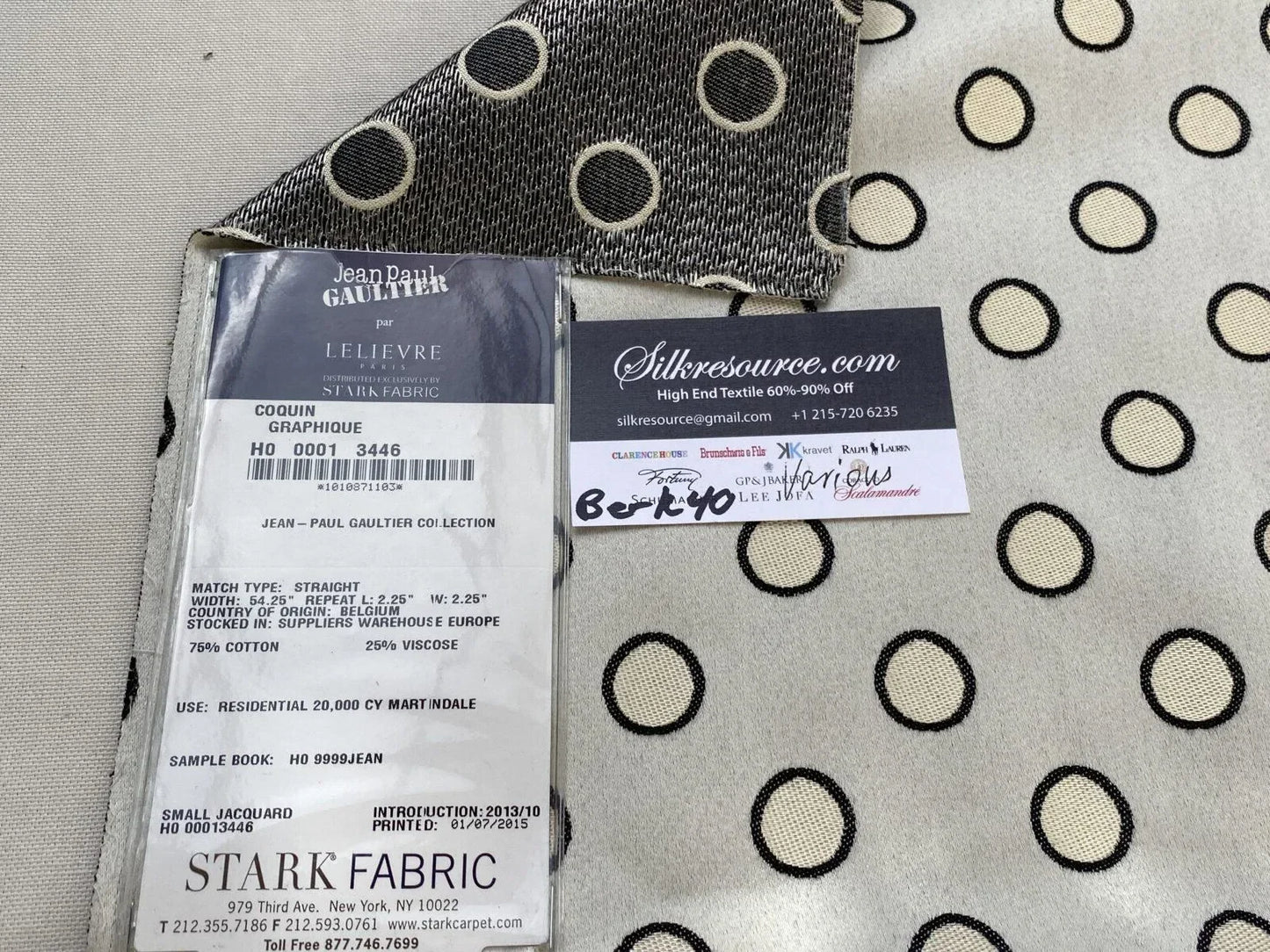 31 Berkbox40 Scalamandre Jean Paul Gautier &amp; lelievre Various Coquin Graphique MSRP USD400+