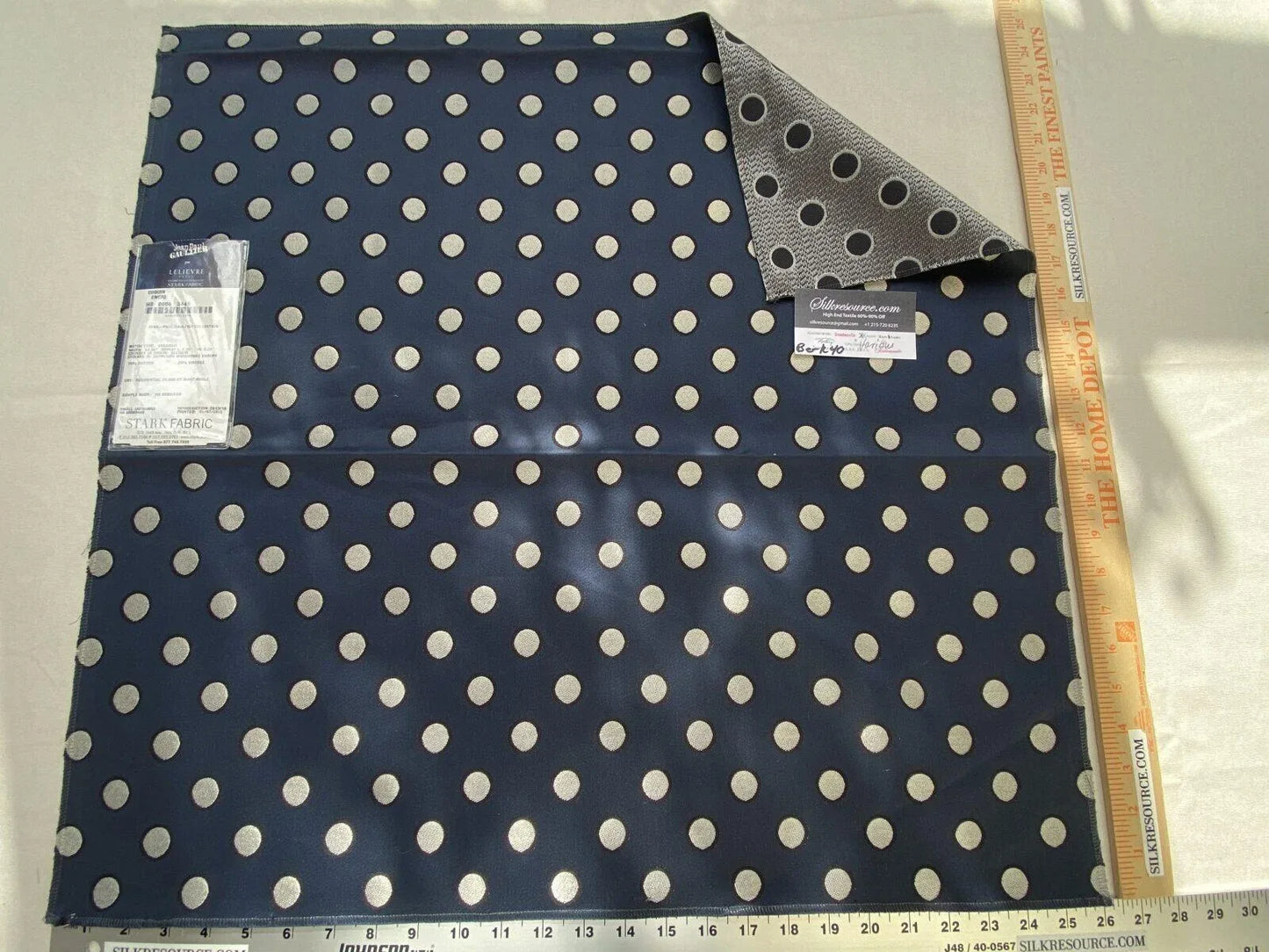 32 Berkbox40 Scalamandre  Jean Paul Gautier &amp; lelievre Various Coquin Encre MSRP USD400+