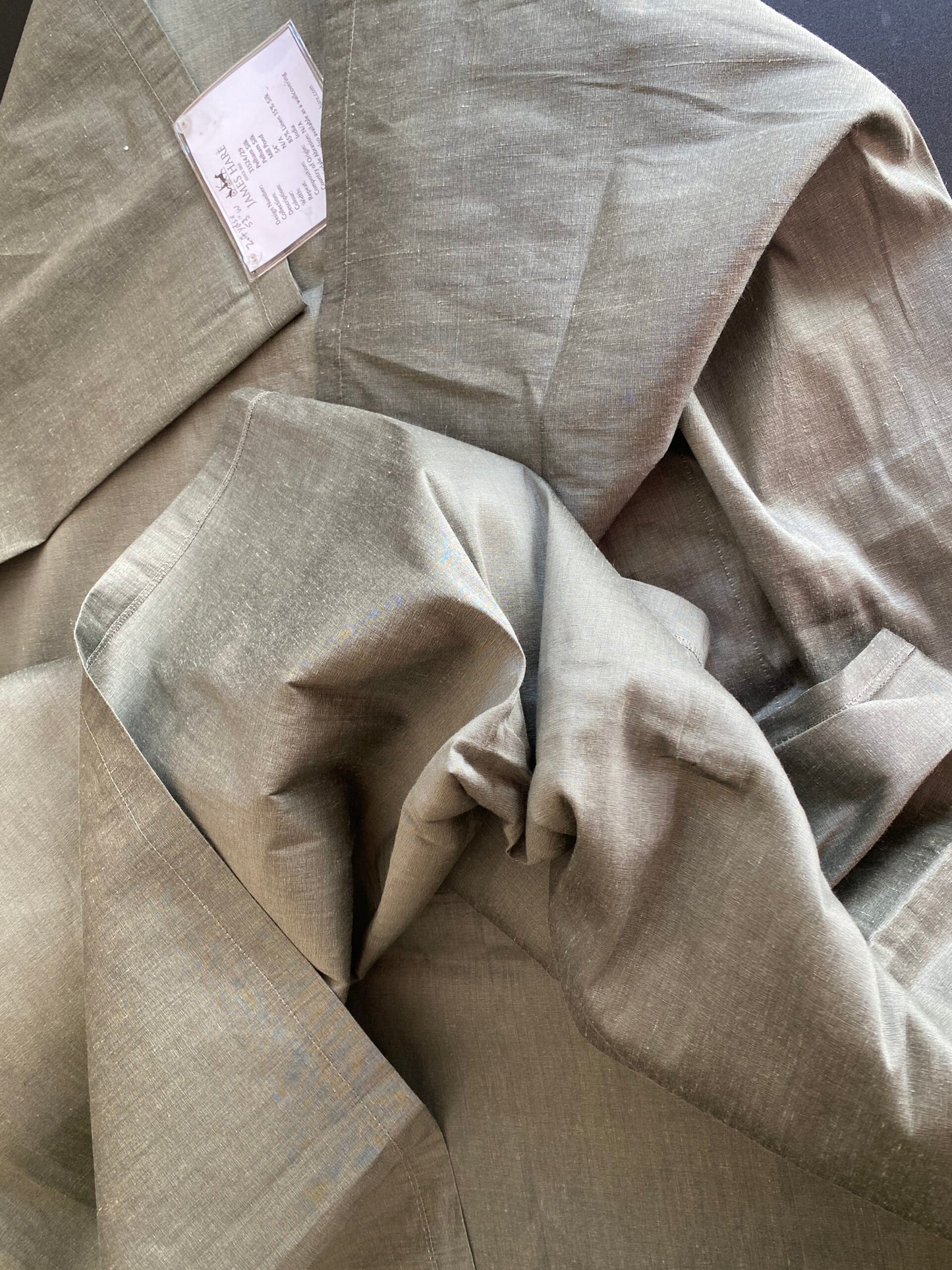 Scalamandre James Hare Silk Mill in Pound Gray - 2.4 by the yard X 53 Inches Berkbox48