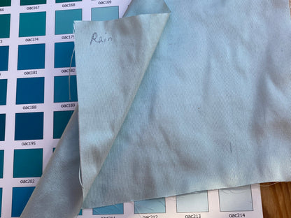 High end Shangri-la 100% Silk Dupionni Rain Blue Radiance Pale Blue MSRP USD 184/Y