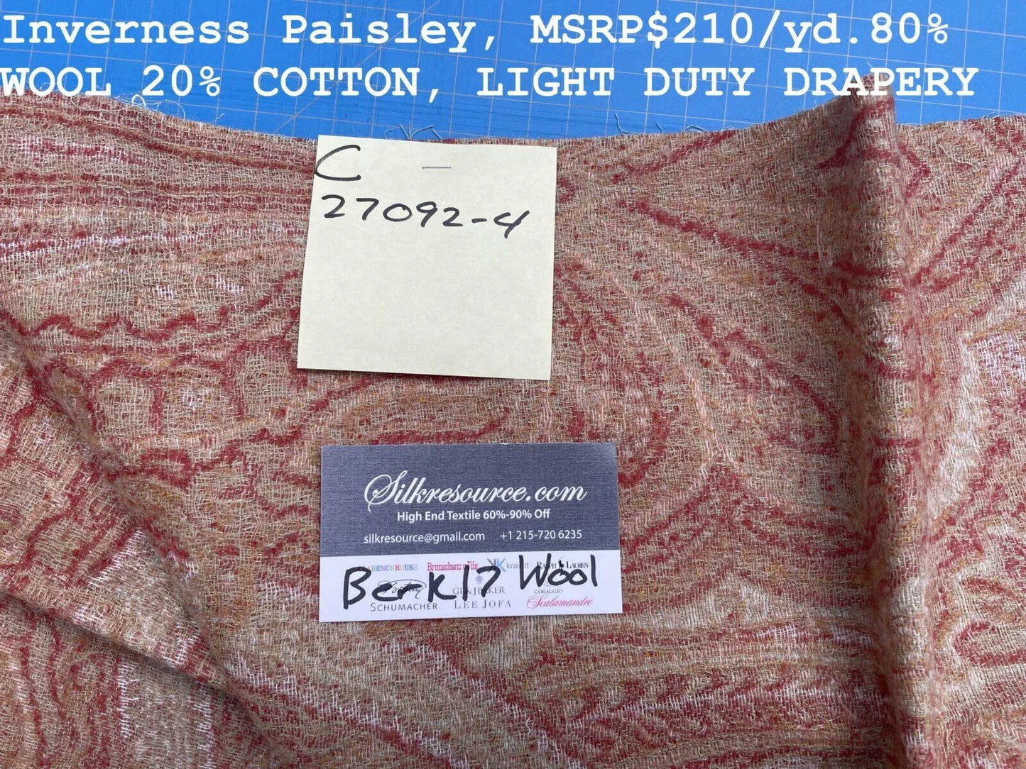 6 Berkbox17 Scalamandre Wool Iverness Paisley