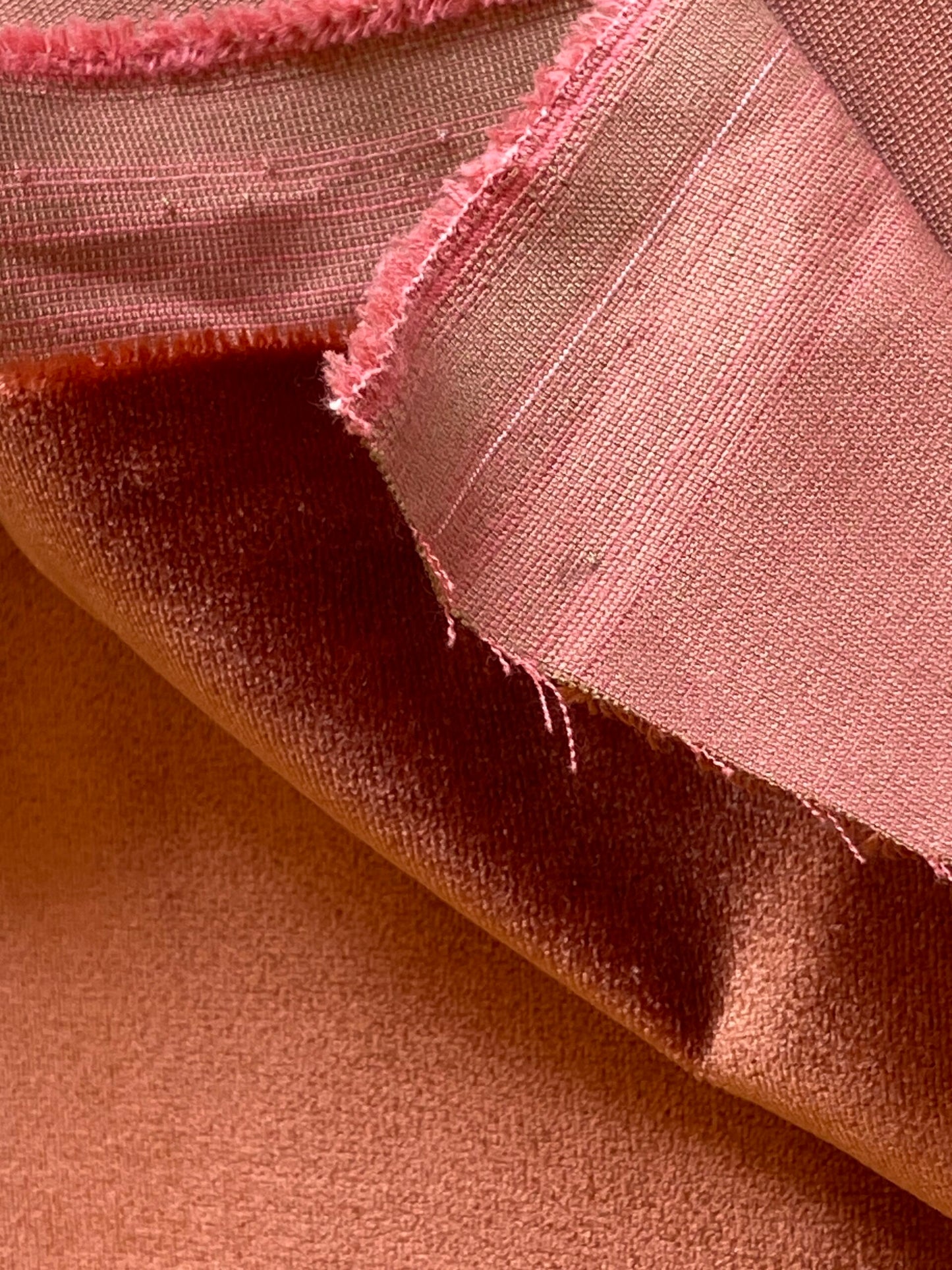 King's Silk Velvet Ruby Pink Radiance Heavy! Highest Quality MSRP USD 700+/Y