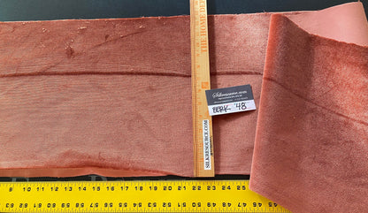 King's Silk Velvet Ruby Pink Radiance, 13 Inches by 54 Inches, High Quality