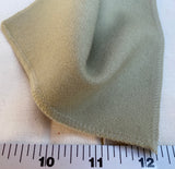 Designer Bering Sage Cashmere Wool Velvet Green