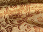 In Name of Rose Medallion Acanthus Renaissance Silk Damask Jacquard Gold Copper MSRP USD 225Y