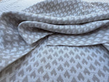 1 Berkbox109 Scalamandre Alhambra Bolonia Cloud Linen Gray White Small Scale Texture 2.4yd x54" wide