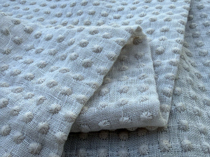 7 Berkbox109 Scalamandre Alhambra Da Vila Linen Small Scale Texture Polyester Linen 2.4yd x54" wide