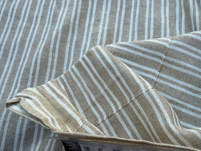 9 Berkbox109 Scalamandre Alhambra Bernia Linen Cotton Linen Stripe 2.4yd x54" wide
