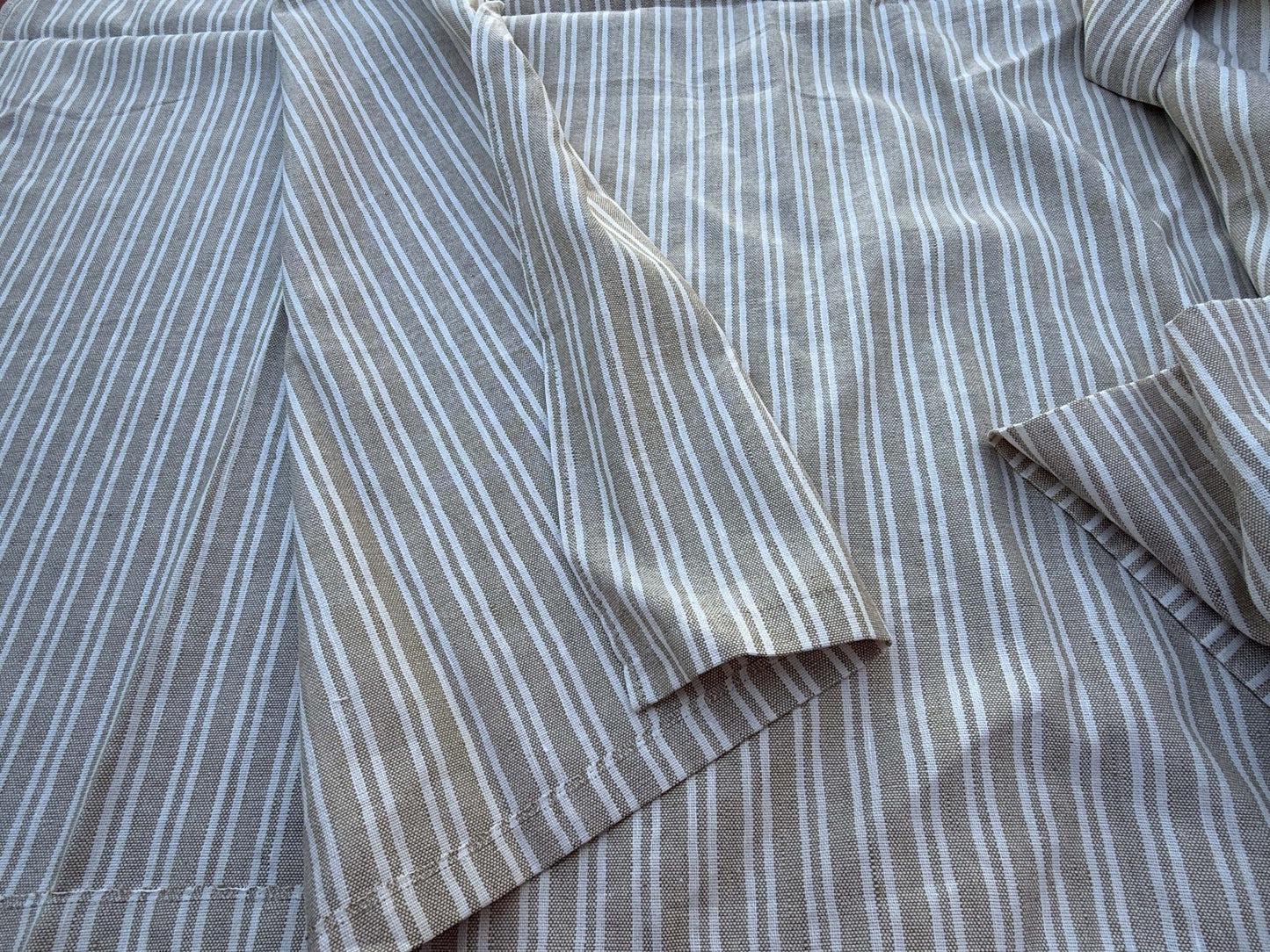 9 Berkbox109 Scalamandre Alhambra Bernia Linen Cotton Linen Stripe 2.4yd x54" wide