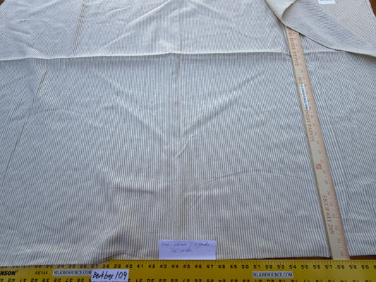 11 Berkbox109 Scalamandre Alhambra Levante Linen Cotton Linen Stripe 2.4yd x54" wide