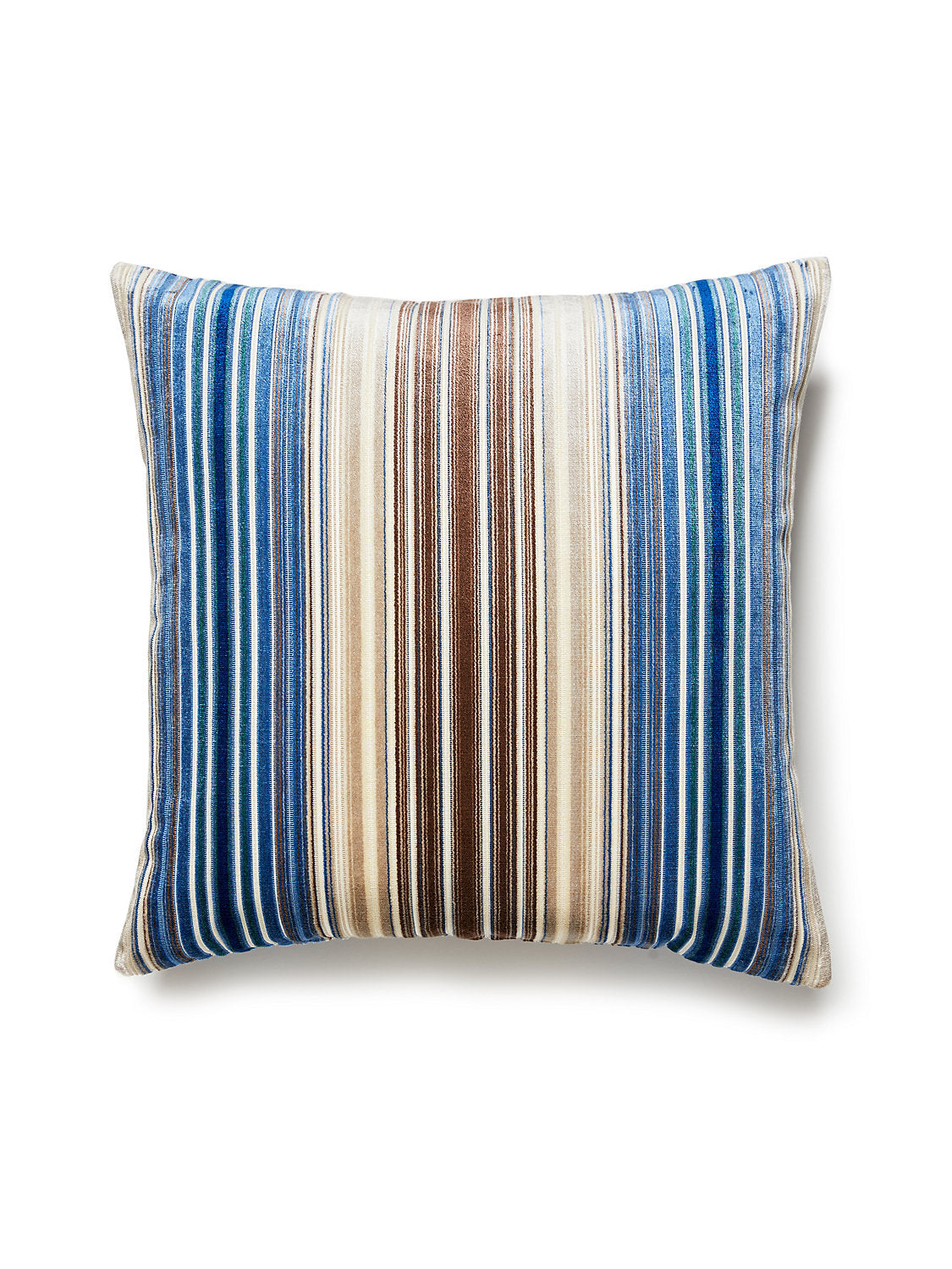 Old World Weavers Timberlake Velvet 22 X 22 - Blue Wood Decorative Pillow