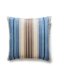 Old World Weavers Timberlake Velvet 22 X 22 - Blue Wood Decorative Pillow