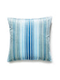 Old World Weavers Timberlake Velvet 22 X 22 - Blue Jay Decorative Pillow