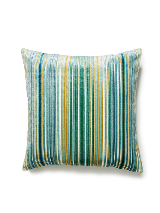 Old World Weavers Timberlake Velvet 22 X 22 - Forest Decorative Pillow
